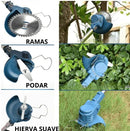 Kit Premium Guadaña Portátil con 2 Baterías + Cuchillas + Protección