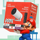 Combo Proyector Gamer HY300 Pro + 2 controles Inalámbricos