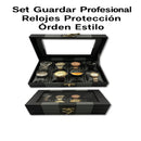 Organizador Relojes Estuche Elegante Lujo