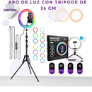 Aro De Luz Con Tripode De 26 Cm