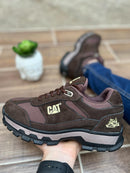 ZAPATILLA CAT CUERO CORTE BAJO